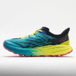 HOKA Speedgoat 5 Women's Scuba Blue/Black -Footwear Sale 040547 1