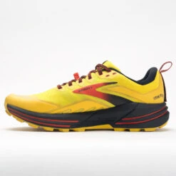 Brooks Cascadia 16 Men's Yellow/Black/Grenadine -Footwear Sale 047324 1