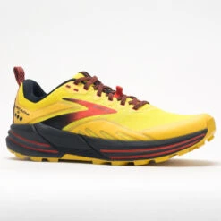 Brooks Cascadia 16 Men's Yellow/Black/Grenadine -Footwear Sale 047324 5