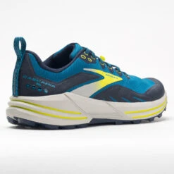 Brooks Cascadia 16 Men's Mykonos Blue/Peacoat/Lime -Footwear Sale 047325 6