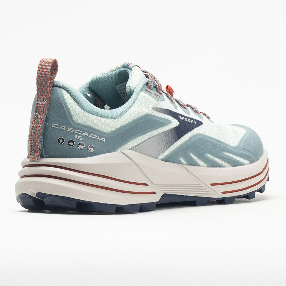 Brooks Cascadia 16 Women's Aqua/Tourmaline/Rooibos Tea 8 Brooks Cascadia 16 Women's Aqua/Tourmaline/Rooibos Tea - Image 6