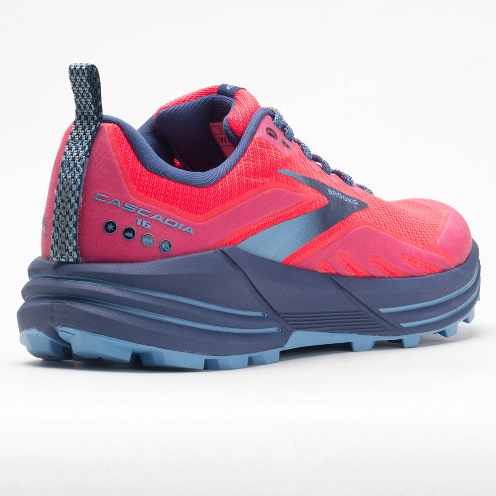 Brooks Cascadia 16 Women's Pink/Flambe/Cobalt 8 Brooks Cascadia 16 Women's Pink/Flambe/Cobalt - Image 6