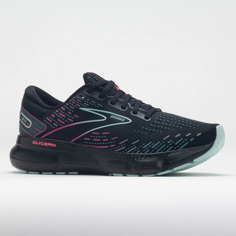 Brooks Glycerin 20 Women's Black/Blue Light/Pink 7 Brooks Glycerin 20 Women's Black/Blue Light/Pink - Image 5