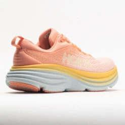 HOKA Bondi 8 Women's Shell Coral/Peach Parfait -Footwear Sale 048475 6
