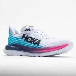 HOKA Mach 5 Women's White/Scuba Blue 12 HOKA Mach 5 Women's White/Scuba Blue -Footwear Sale 048542 5