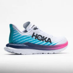 HOKA Mach 5 Women's White/Scuba Blue 13 HOKA Mach 5 Women's White/Scuba Blue -Footwear Sale 048542 6