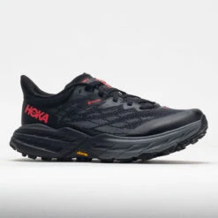 HOKA Speedgoat 5 GTX Women's Black/Black -Footwear Sale 048564 5