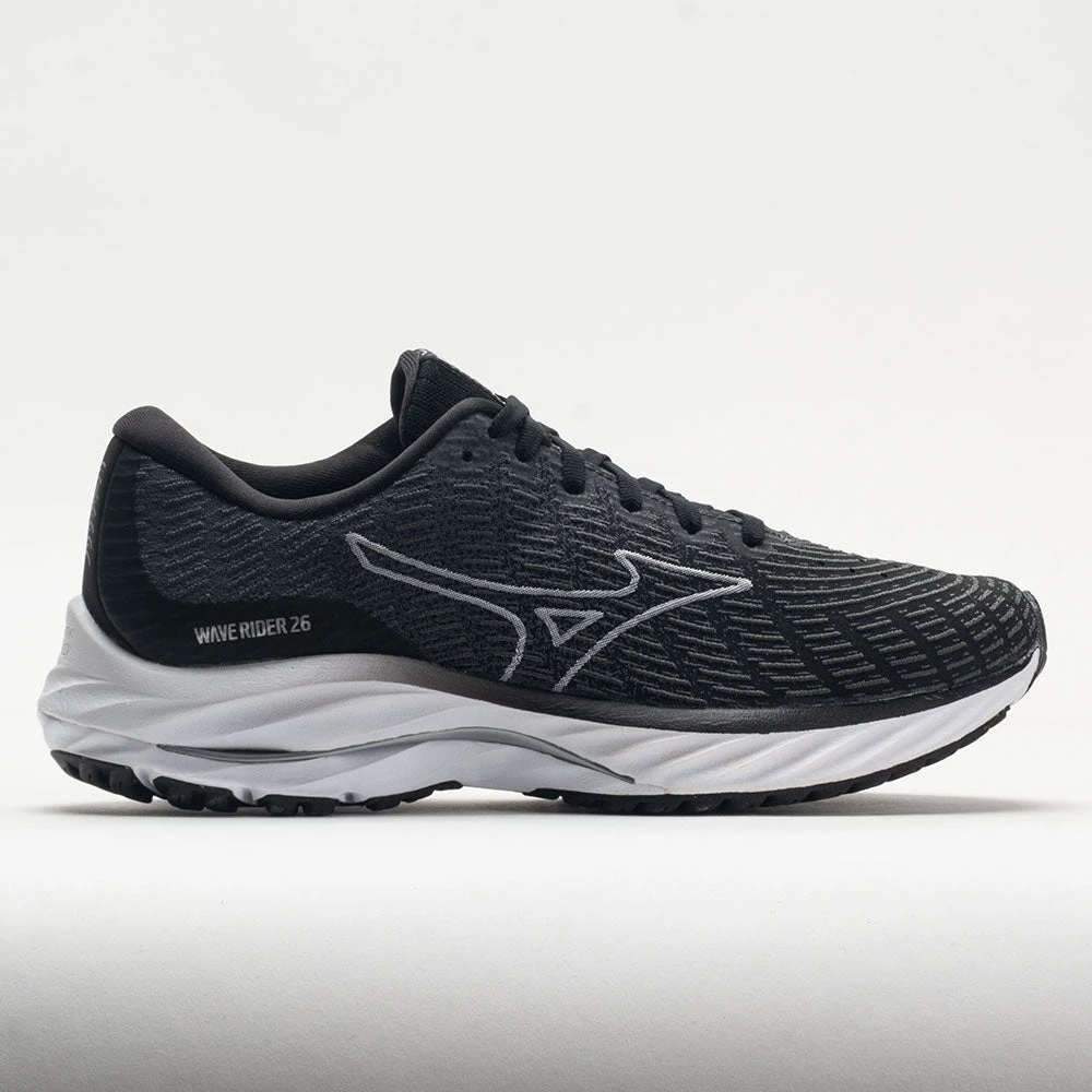 Mizuno Wave Rider 26 Men's Black/White 3 Mizuno Wave Rider 26 Men's Black/White