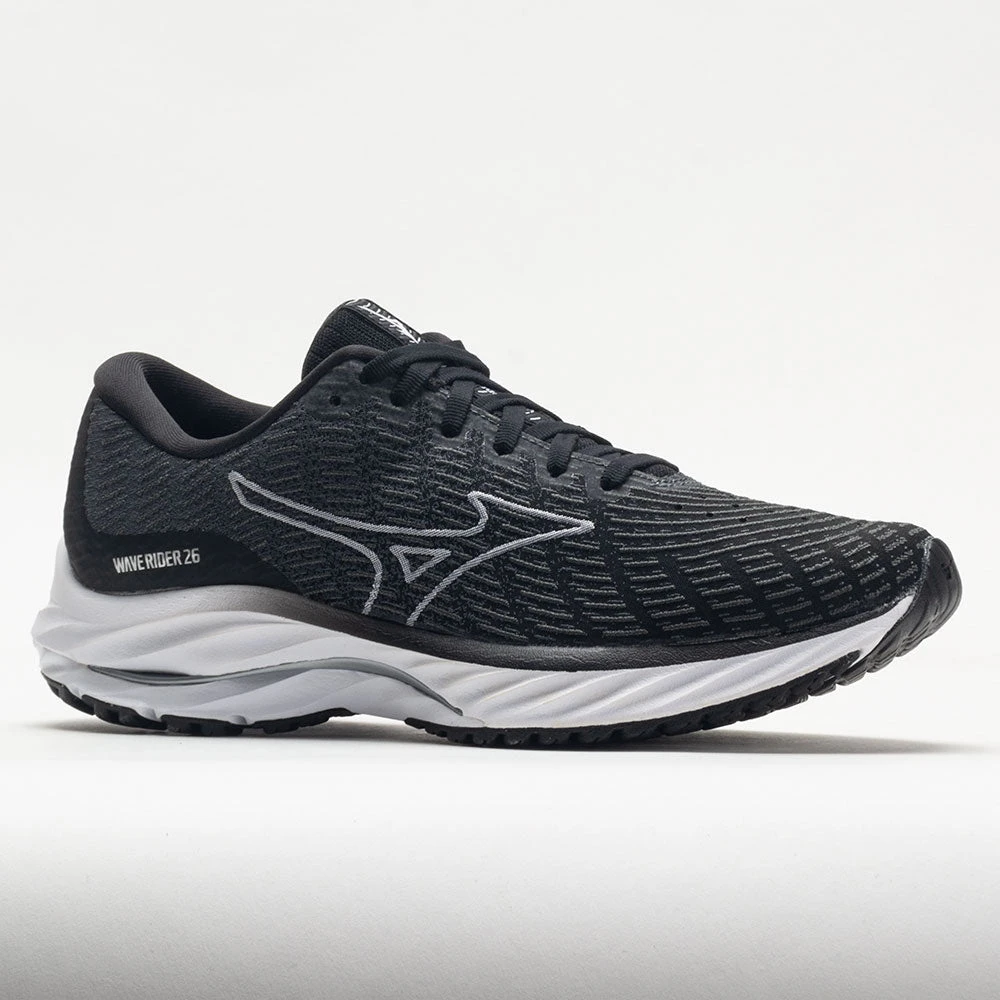 Mizuno Wave Rider 26 Men's Black/White 7 Mizuno Wave Rider 26 Men's Black/White - Image 5