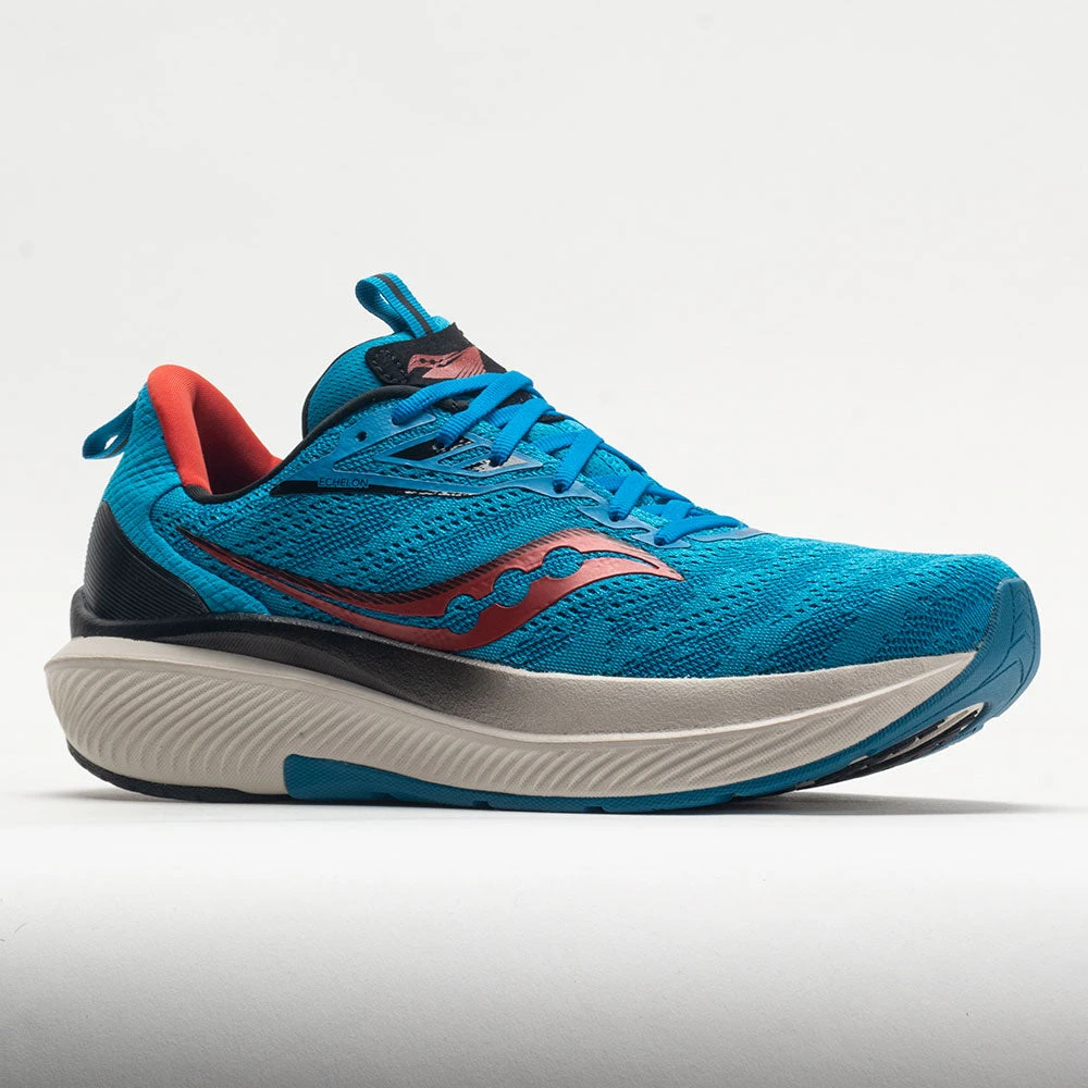 Saucony Echelon 9 Men's Ocean/Redrock 7 Saucony Echelon 9 Men's Ocean/Redrock - Image 5