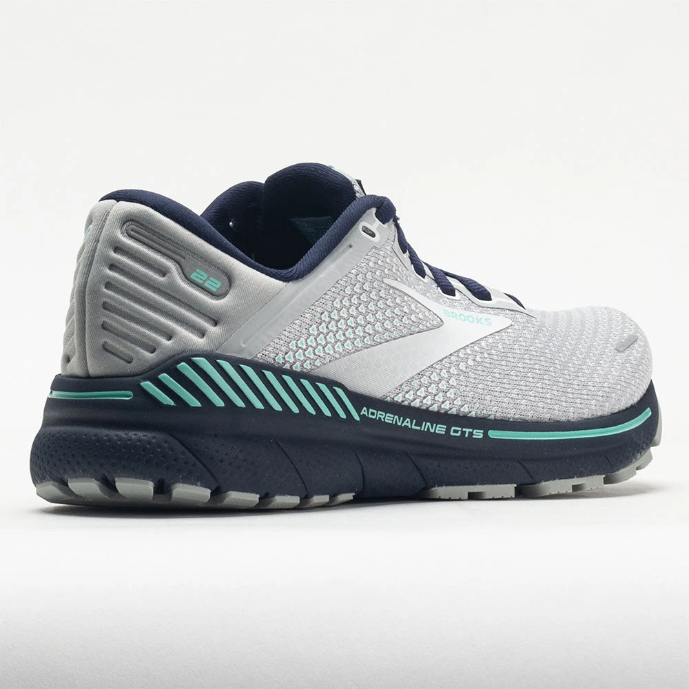 Brooks Adrenaline GTS 22 Women's Grey/Peacoat/Aruba 8 Brooks Adrenaline GTS 22 Women's Grey/Peacoat/Aruba - Image 6