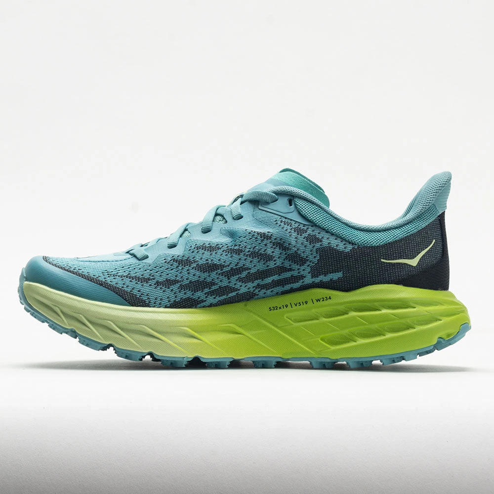 HOKA Speedgoat 5 Women's Coastal Shade/Green Glow 4 HOKA Speedgoat 5 Women's Coastal Shade/Green Glow - Image 2
