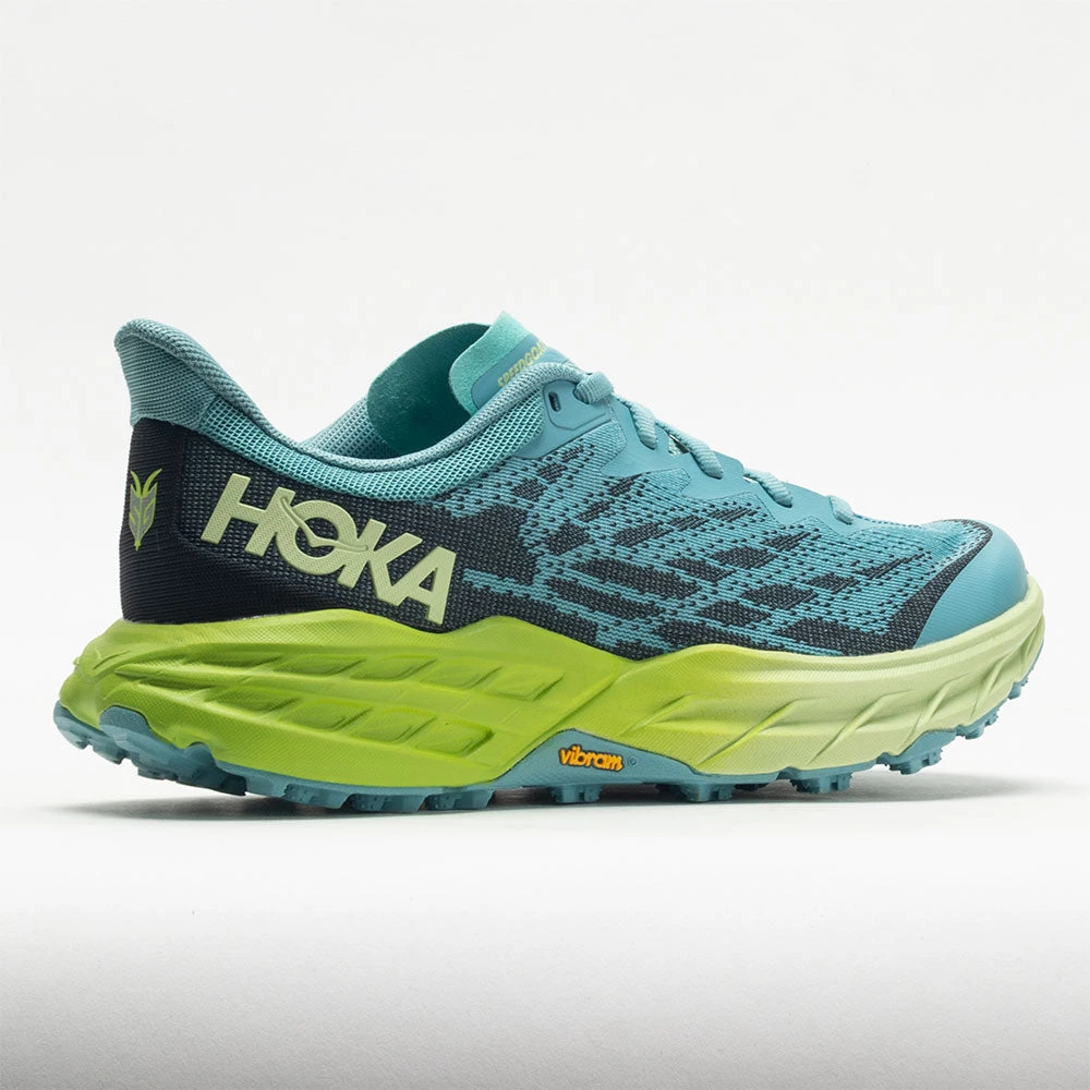 HOKA Speedgoat 5 Women's Coastal Shade/Green Glow 8 HOKA Speedgoat 5 Women's Coastal Shade/Green Glow - Image 6