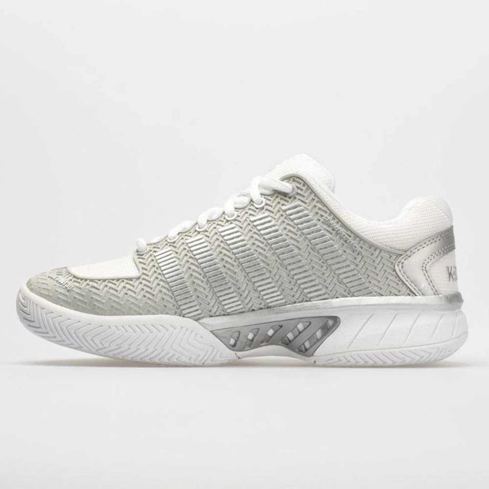 K-Swiss Hypercourt Express Women's White/Silver 4 K-Swiss Hypercourt Express Women's White/Silver - Image 2