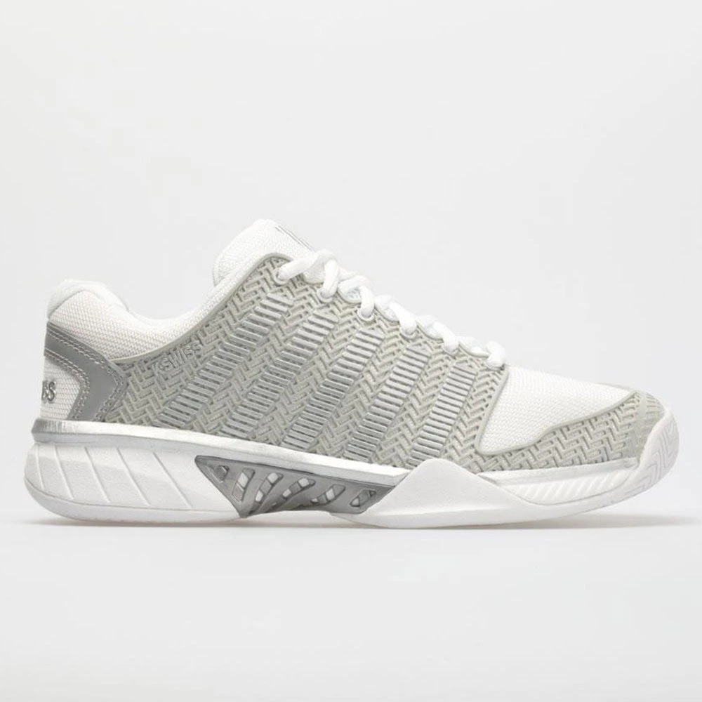 K-Swiss Hypercourt Express Women's White/Silver 3 K-Swiss Hypercourt Express Women's White/Silver