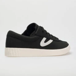 Tretorn Nylite Plus Canvas Women's Black/Black/White -Footwear Sale 114772 6