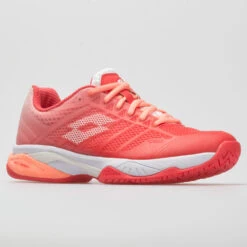 Lotto Mirage 300 II Speed Women's Red Fluo/All White/Vivid Rose -Footwear Sale 116004 5