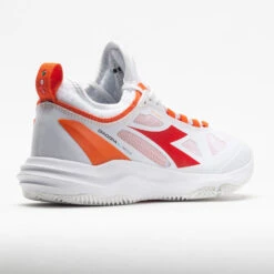 Diadora Speed Blushield Fly Clay Women's White/Fiery Red -Footwear Sale 116606 6