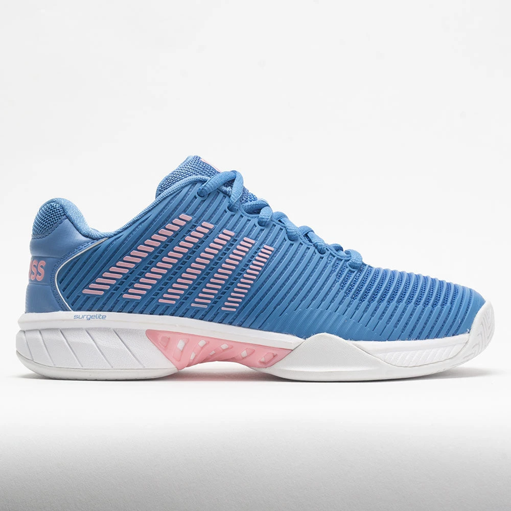 K-Swiss Hypercourt Express 2 Women's Silver Lake Blue/Wht/Orchid Pink 2 K-Swiss Hypercourt Express 2 Women's Silver Lake Blue/Wht/Orchid Pink