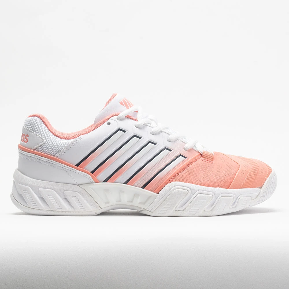 K-Swiss Bigshot Light 4 Women's Peach Amber/White/Asphalt 3 K-Swiss Bigshot Light 4 Women's Peach Amber/White/Asphalt