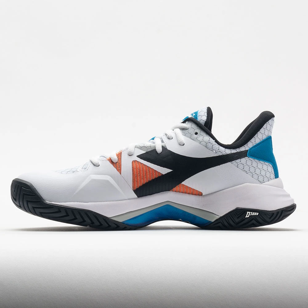 Diadora B.Icon AG Men's White/Black/Blue Jewel 4 Diadora B.Icon AG Men's White/Black/Blue Jewel - Image 2