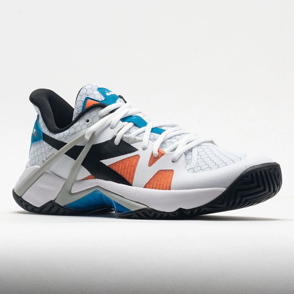 Diadora B.Icon AG Men's White/Black/Blue Jewel 7 Diadora B.Icon AG Men's White/Black/Blue Jewel - Image 5