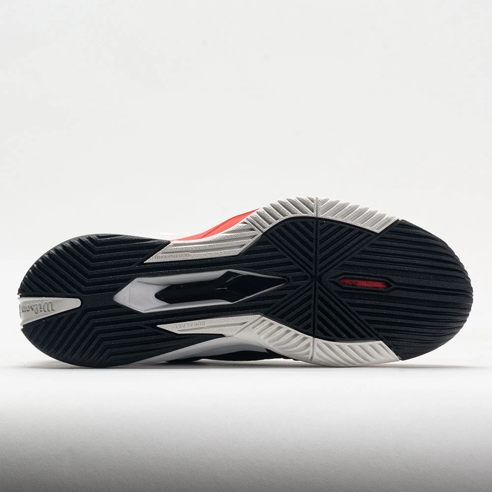 Wilson Rush Pro 4.0 Men's Black/White/Poppy Red 6 Wilson Rush Pro 4.0 Men's Black/White/Poppy Red - Image 4