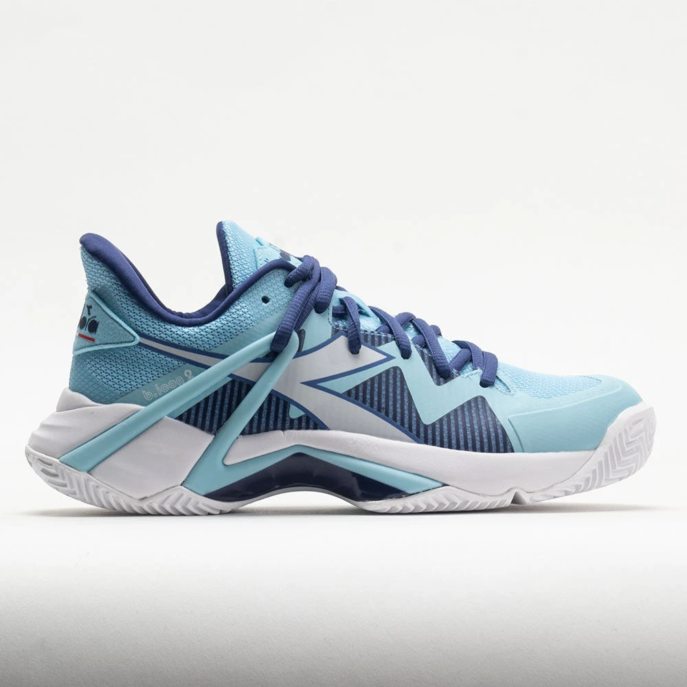 Diadora B.Icon 2 Clay Women's Bright Baby Blue/White 3 Diadora B.Icon 2 Clay Women's Bright Baby Blue/White