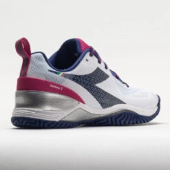 Diadora Blushield Torneo 2 AG Women's White/Blueprint/Pink Yarrow -Footwear Sale 117021 6