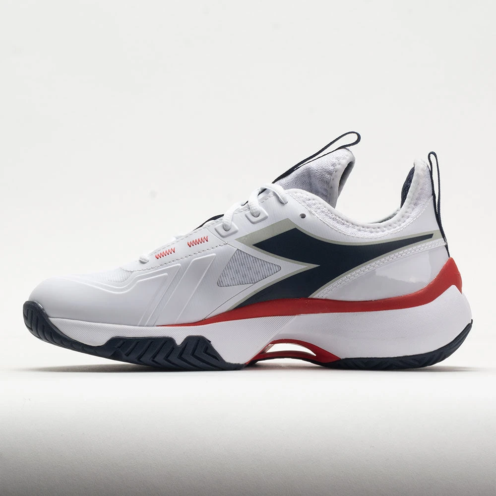 Diadora Finale AG Men's White/Blue Corsair/ Fiery Red 4 Diadora Finale AG Men's White/Blue Corsair/ Fiery Red - Image 2