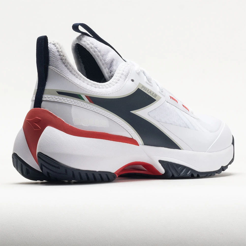 Diadora Finale AG Men's White/Blue Corsair/ Fiery Red 8 Diadora Finale AG Men's White/Blue Corsair/ Fiery Red - Image 6