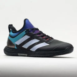 Adidas Adizero Ubersonic 4 Men's Grey/Blue Dawn/Core Black -Footwear Sale 117047 5