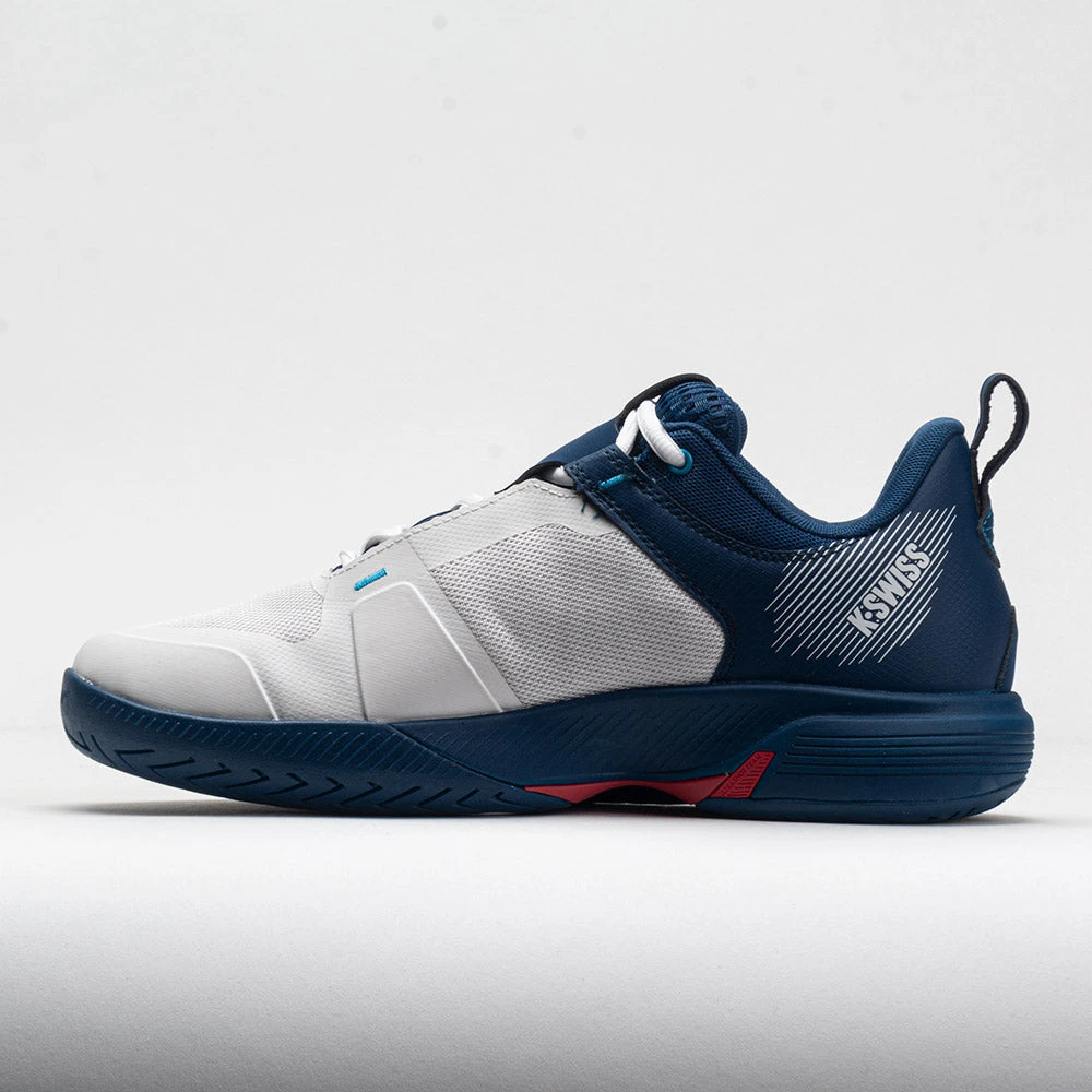 K-Swiss Ultrashot Team Men's Blanc De Blanc/Blue Opal/Lollipop 4 K-Swiss Ultrashot Team Men's Blanc De Blanc/Blue Opal/Lollipop - Image 2