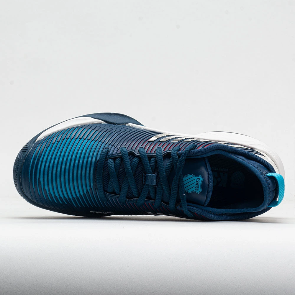 K-Swiss Hypercourt Supreme Men's Blue Opal/Blanc De Blanc/Lollipop 5 K-Swiss Hypercourt Supreme Men's Blue Opal/Blanc De Blanc/Lollipop - Image 3