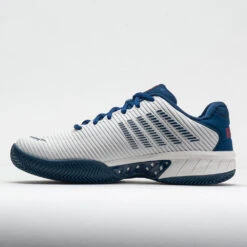 K-Swiss Hypercourt Express 2 Clay Men's Blanc De Blanc/Blue Opal/Lolli -Footwear Sale 117130 1