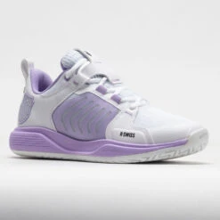 K-Swiss Ultrashot Team Women's White/Purple Rose/Moonless Night -Footwear Sale 117137 5