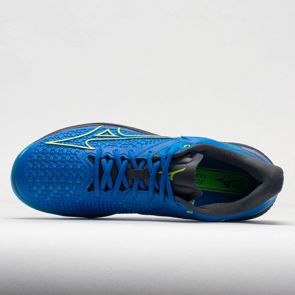 Mizuno Wave Exceed Tour AC 5 Men's Peace Blue/Acid Lime 5 Mizuno Wave Exceed Tour AC 5 Men's Peace Blue/Acid Lime - Image 3