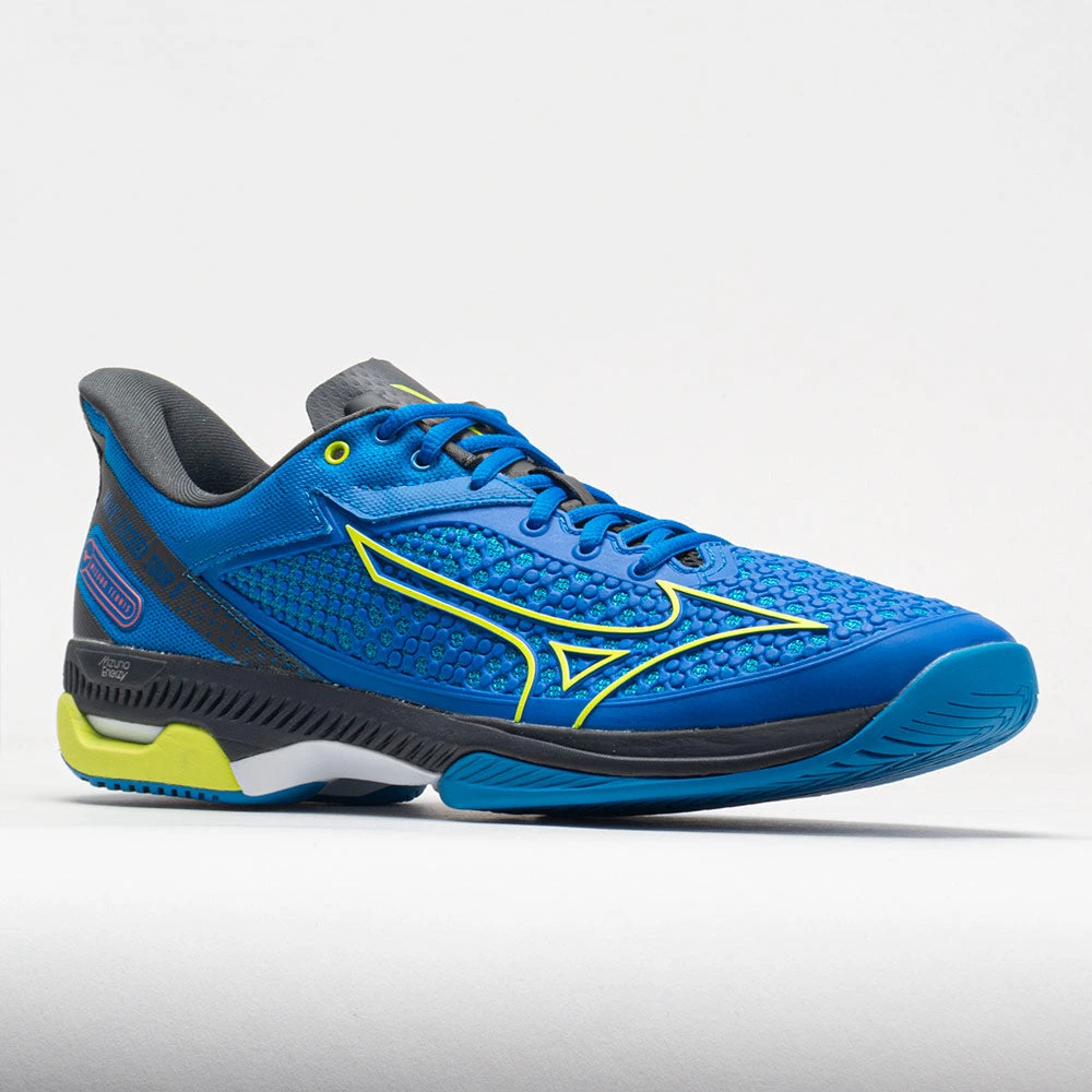 Mizuno Wave Exceed Tour AC 5 Men's Peace Blue/Acid Lime 7 Mizuno Wave Exceed Tour AC 5 Men's Peace Blue/Acid Lime - Image 5