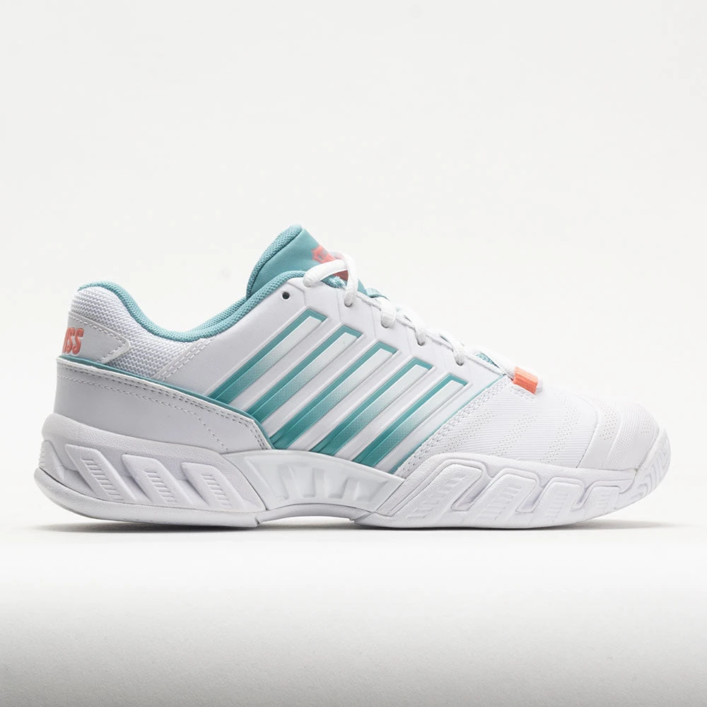 K-Swiss Bigshot Light 4 Women's White/Nile Blue/Desert Flower 3 K-Swiss Bigshot Light 4 Women's White/Nile Blue/Desert Flower