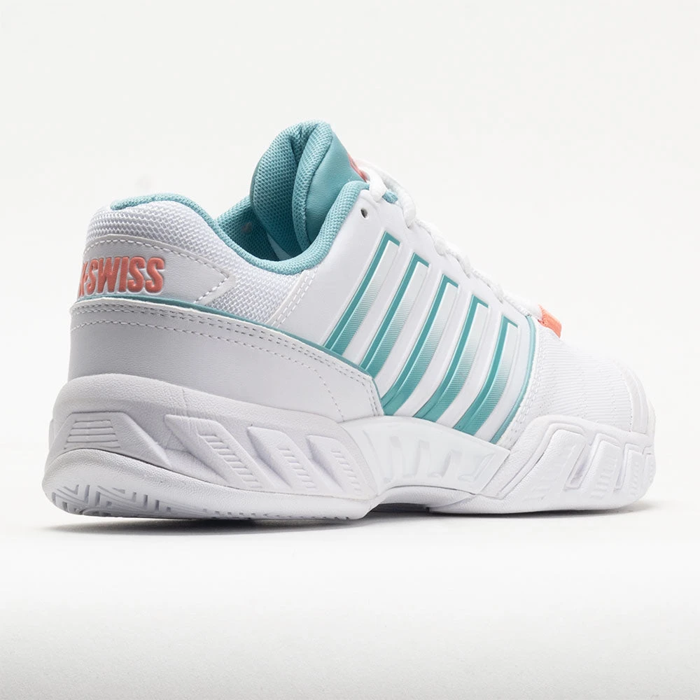 K-Swiss Bigshot Light 4 Women's White/Nile Blue/Desert Flower 8 K-Swiss Bigshot Light 4 Women's White/Nile Blue/Desert Flower - Image 6