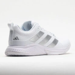 Adidas Court Team Bounce 2.0 Women's White/Silver Metallic/Grey -Footwear Sale 210818 6