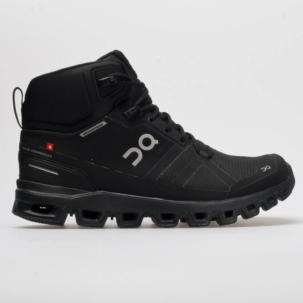 On Running On Cloudrock Waterproof Men's All Black 3 On Running On Cloudrock Waterproof Men's All Black